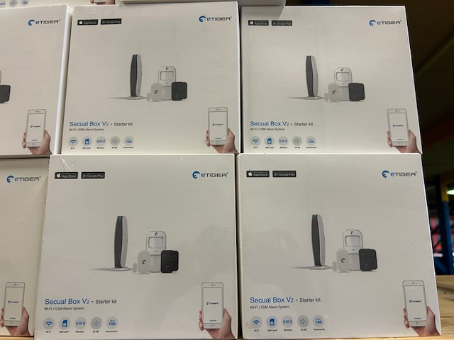 8x wi-fi/gsm alarmsysteem starterkit, etiger - afbeelding 2 van  4