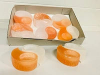 8x yin-yang sets waxinelichthouders