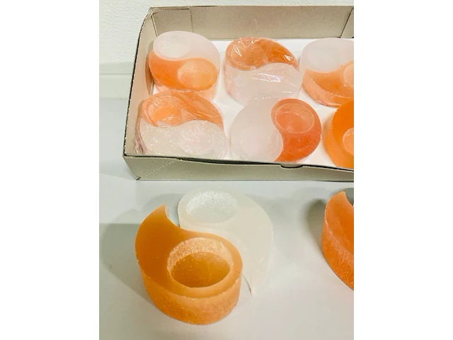 8x yin-yang sets waxinelichthouders - afbeelding 3 van  4