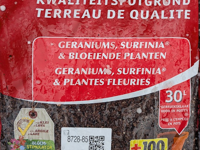 8x zak potgrond a 30 liter dcm, ecoterra - afbeelding 5 van  6