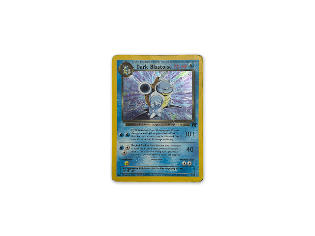 8x zeldzame pokémon kaart, (ir, promos & holo) o.a. vintage dark blastoise - afbeelding 3 van  10