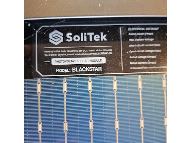 8x zonnepaneel solitek, blackstar 370w - afbeelding 2 van  7