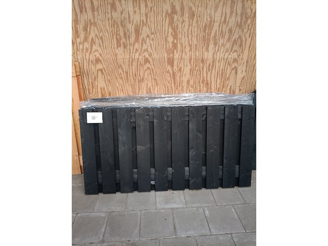 8x zwart gespoten schermen - afbeelding 1 van  3
