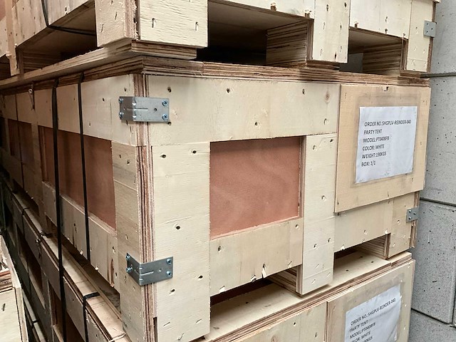 8x4x3 meter - 400gram - partytent - afbeelding 3 van  3