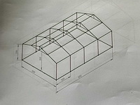 8x5x3 meter - 380 gram - partytent - afbeelding 11 van  13