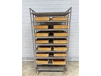 9 delige - afkoelwagen met 14 x broodmand - afbeelding 4 van  5