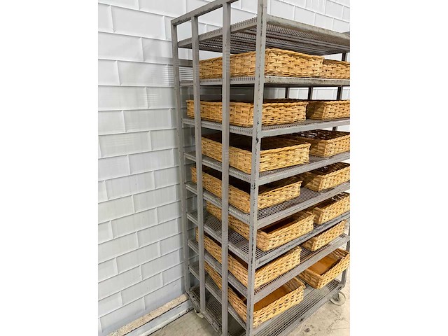 9 delige - afkoelwagen met 14 x broodmand - afbeelding 5 van  5