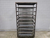 9-delige rvs ovenwagen