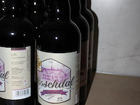 9 flessen boschdal quadrupel 0,75l. - afbeelding 2 van  2