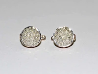 9 kt geelgouden oorbel met 0,82 cts natuurlijke diamant - afbeelding 6 van  7