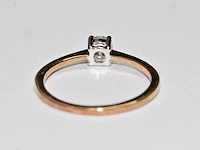 9 kt geelgouden ring met natuurlijke diamant - afbeelding 5 van  7