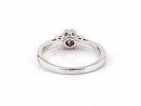 9 kt witgouden ring met natuurlijke diamant - afbeelding 5 van  5