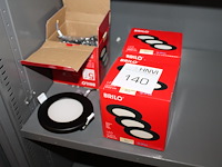 9 led spots. 6w. 230v. - afbeelding 1 van  3