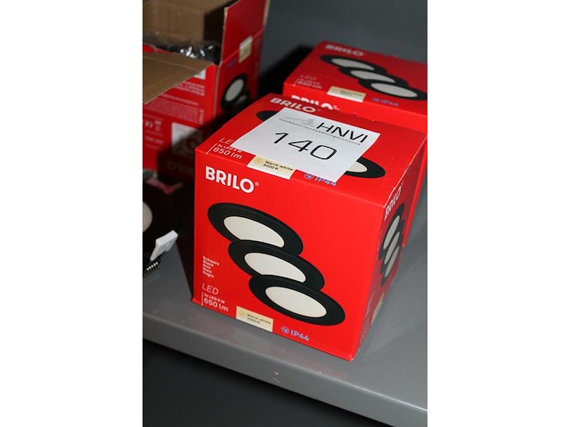 9 led spots. 6w. 230v. - afbeelding 2 van  3