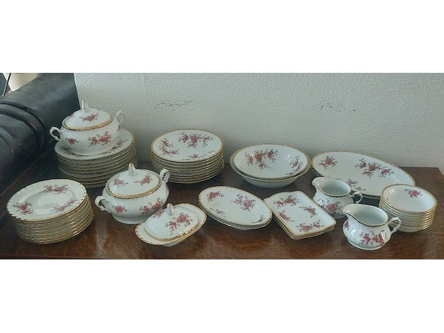 9 persoons servies, royal albert, country roses - afbeelding 1 van  3