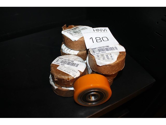 9 pu wielen assy. 75 mm doorsnede. 30 mm dik. - afbeelding 1 van  1