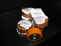 9 pu wielen assy. 75 mm doorsnede. 30 mm dik. - afbeelding 1 van  1