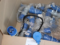 9 verloopkabels cee16 blauw naar schuco. - afbeelding 1 van  2