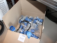 9 verloopkabels cee16 blauw naar schuco. - afbeelding 2 van  2