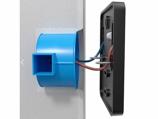 9 x led wall trap wand spots zwart ip54 - afbeelding 5 van  7