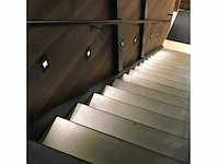 9 x led wall trap wand spots zwart ip54 - afbeelding 3 van  7