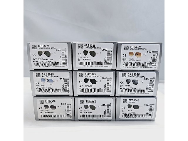 9 x rayban zonnebrillen - aviator, marshall, colonel, outdoorsman etc… - afbeelding 11 van  18