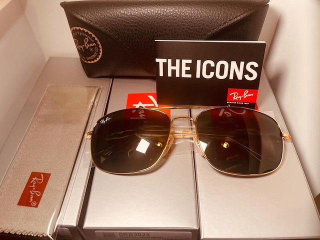 9 x rayban zonnebrillen - aviator, marshall, colonel, outdoorsman etc… - afbeelding 12 van  18