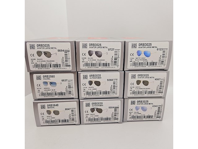 9 x rayban zonnebrillen - aviator, marshall, colonel, outdoorsman etc… - afbeelding 11 van  18