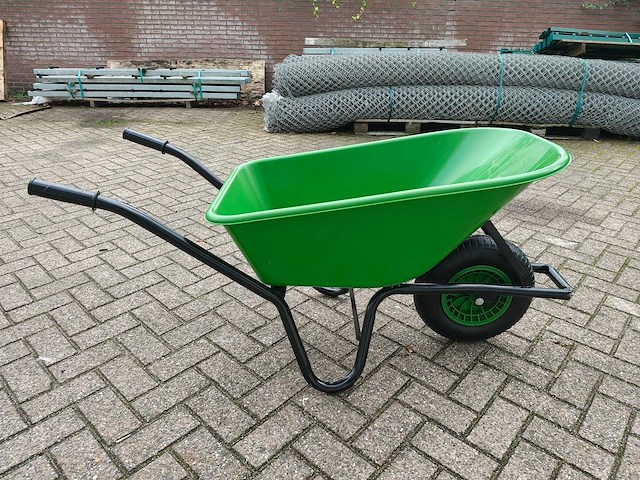 90 liter - kruiwagen groen - afbeelding 5 van  8