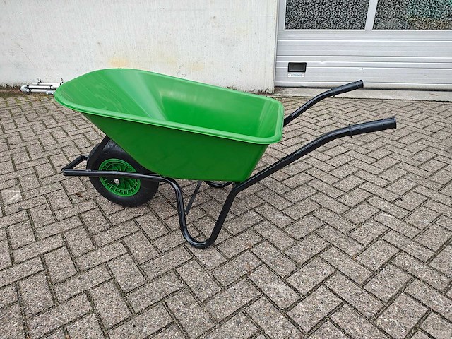 90 liter - kruiwagen groen - afbeelding 4 van  8