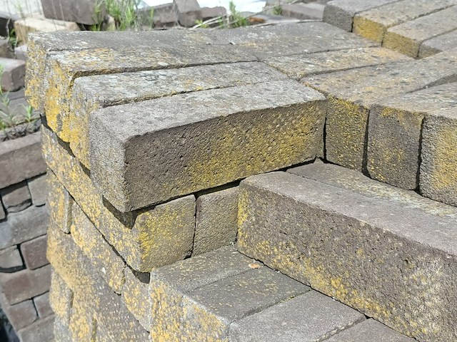 90 m2 gebakken straatsteen, 230x75x55 mm - afbeelding 1 van  3