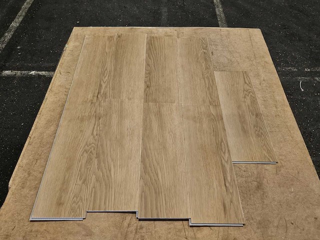 90 m2 pvc spc click plank - 530 x 150 x 4 mm - afbeelding 3 van  3