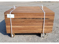 90 x guyana teak planken 25 x 140mm , lengte 65cm - afbeelding 3 van  6