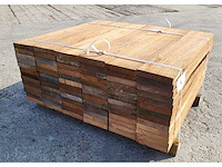 90 x guyana teak planken 25 x 140mm , lengte 65cm - afbeelding 6 van  6
