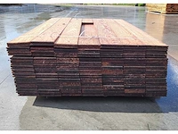 90 x walaba buitenparket, 25x140mm , lengte 180cm ( = 23.5 m2 ) - afbeelding 3 van  6