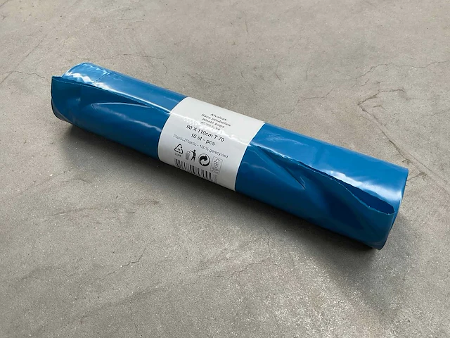 90x110cm t70 rol á 10 stuks ldpe afvalzakken (300x) - afbeelding 1 van  3