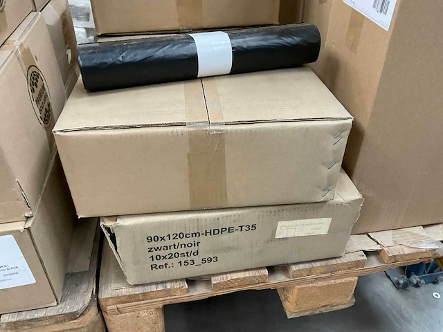 90x120cm t35 rol á 20 stuks hdpe afvalzakken (50x) - afbeelding 2 van  2