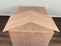 92 m2 parket eiken hongaarse punt mutliplank - 660 x 125 x 14 mm