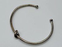 925 zilveren 'knot' bangle armband - afbeelding 3 van  4