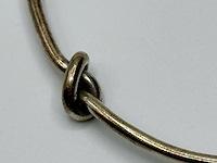 925 zilveren 'knot' bangle armband - afbeelding 4 van  4
