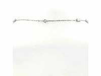 950 platina halsketting met 9,59 karaat diamant - afbeelding 7 van  7