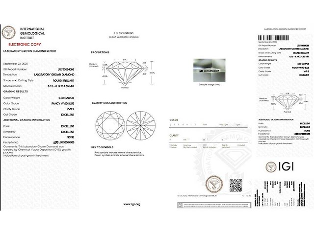950 platina ring met 2,35 ct. diamant - afbeelding 2 van  6