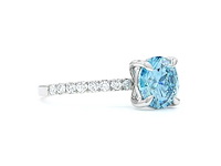 950 platina ring met 2,35 ct. diamant - afbeelding 4 van  6