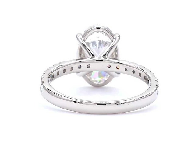 950 platina ring met 2,38 ct. diamant - afbeelding 4 van  5