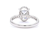 950 platina ring met 2,38 ct. diamant - afbeelding 4 van  5