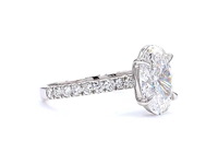 950 platina ring met 2,38 ct. diamant - afbeelding 2 van  4