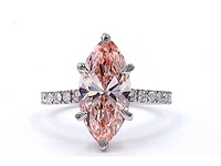 950 platina ring met 3,34 ct. diamant - afbeelding 8 van  10
