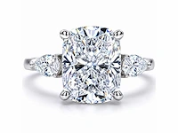 950 platina ring met 3,42 ct. diamant