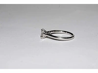 950 platina witte ring met 1,01 cts laboratoriumgekweekte diamant - afbeelding 4 van  9