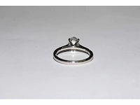950 platina witte ring met 1,01 cts laboratoriumgekweekte diamant - afbeelding 5 van  9